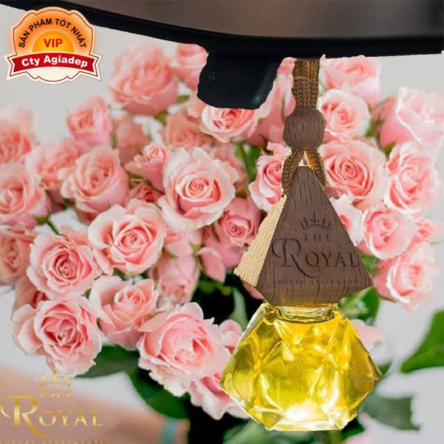 Tinh dầu Hoàng Gia Royal nguyên chất có kiểm định nhiều mùi 8ml, treo xe, kẹp điều hòa Agiadep.com
