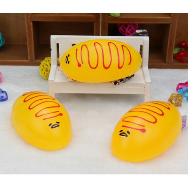 Gudetama Flan,bánh mỳ ,trứng trong có hộp  sp15