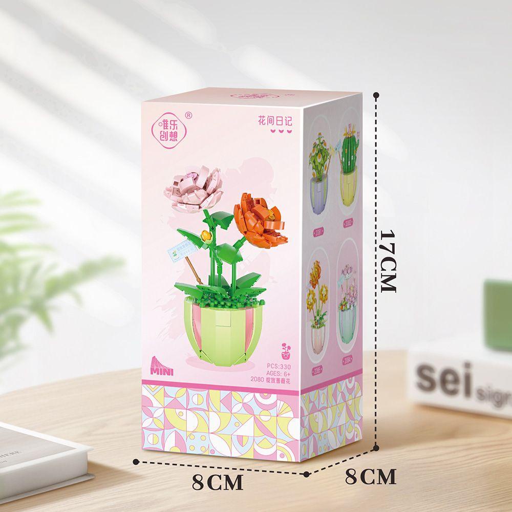 Layor1 Đồ Chơi Lắp Ráp Hình Hoa Hồng Vĩnh Cửu Ba Chiều DIY