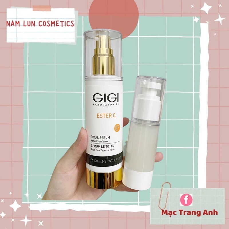 Tổng hợp các dòng serum Gigi