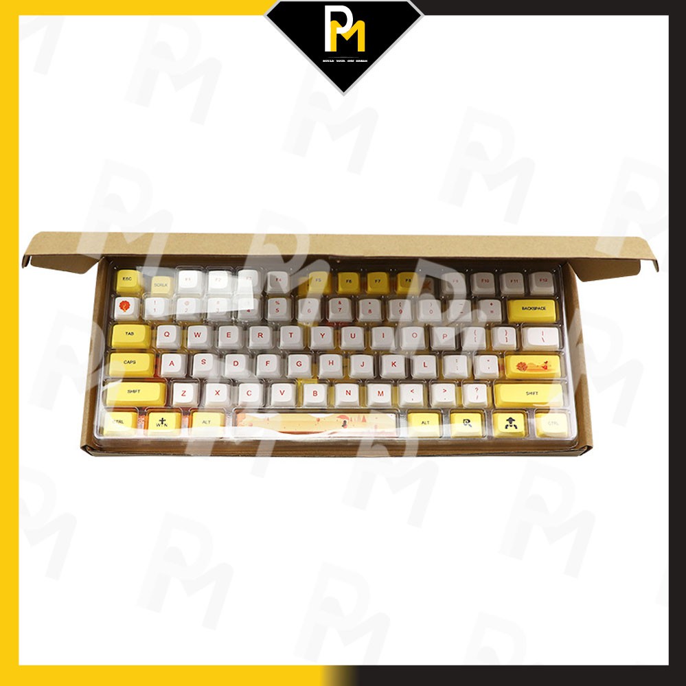 Keycap PBT Mùa Thu Autumn, XDA Profile, dyesub 129 Phím của PCmaster