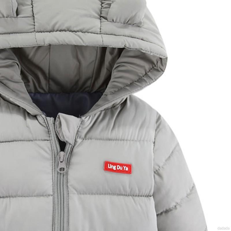 Áo Khoác Phao Có Nón Màu Sắc Xinh Xắn Cho Bé