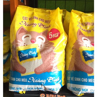 Cát Vệ Sinh Chó Mèo giá rẻ cát thơm và không mùi 5kg
