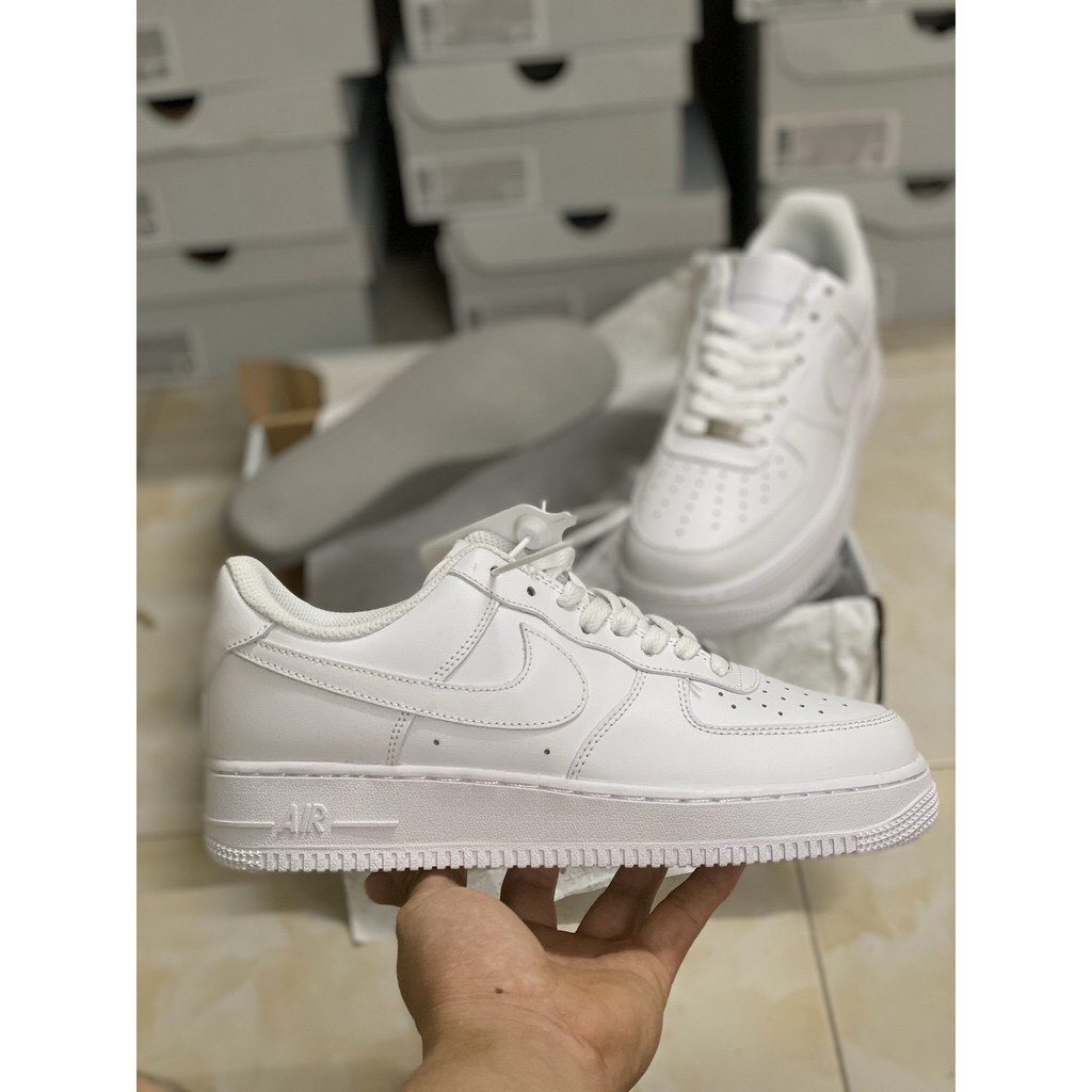 giày thể thao sneaker trắng nam/nữ tăng chiều cao nhẹ đế êm cực hót