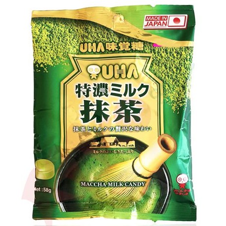 Kẹo matcha trà xanh UHA Nhật Bản ( bao bì mới )