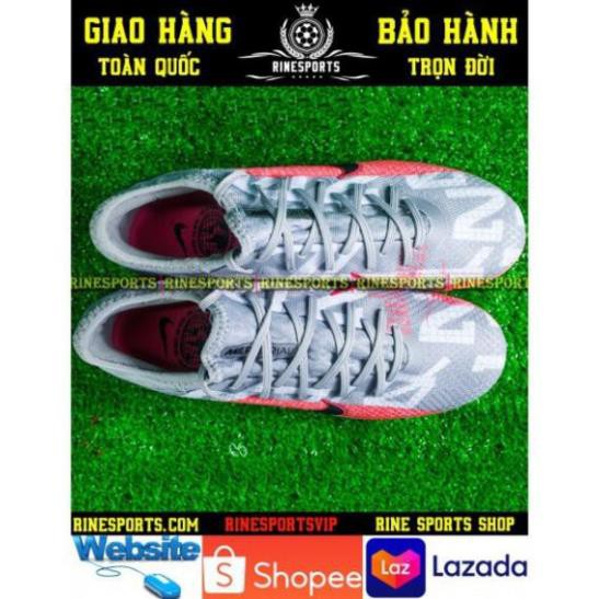 [Sale 3/3]GIÀY BÓNG ĐÁ 𝗡𝗶𝗸𝗲 Mercurial Vapor 13 Pro xám cam SÂN CỎ NHÂN TẠO HÀNG SUPER THAILAND [Sẵn Hàng] . ⋆ Hè