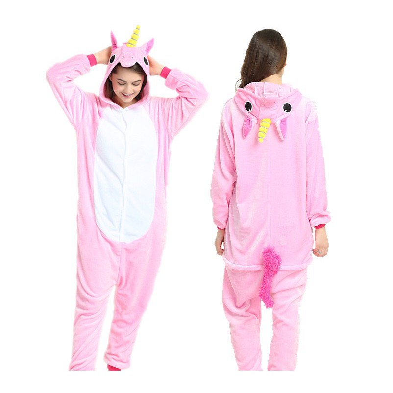 Bộ Đồ Thú Unicorn Pink Người Lớn    Bộ Đồ Thú Kỳ Lân Hồng Người Lớn   Bộ Đồ Unicorn Pink