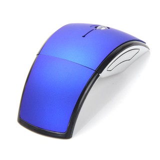 【Rememberme】2.4GHz Foldable Arc Wireless Optical Mouse Mice + USB Receiver to Laptop