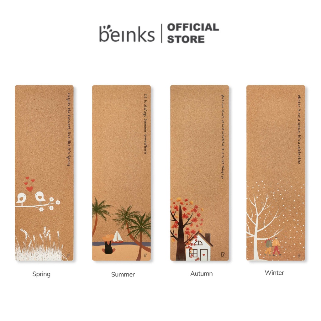 Thảm tập yoga Beinks b'WOOD