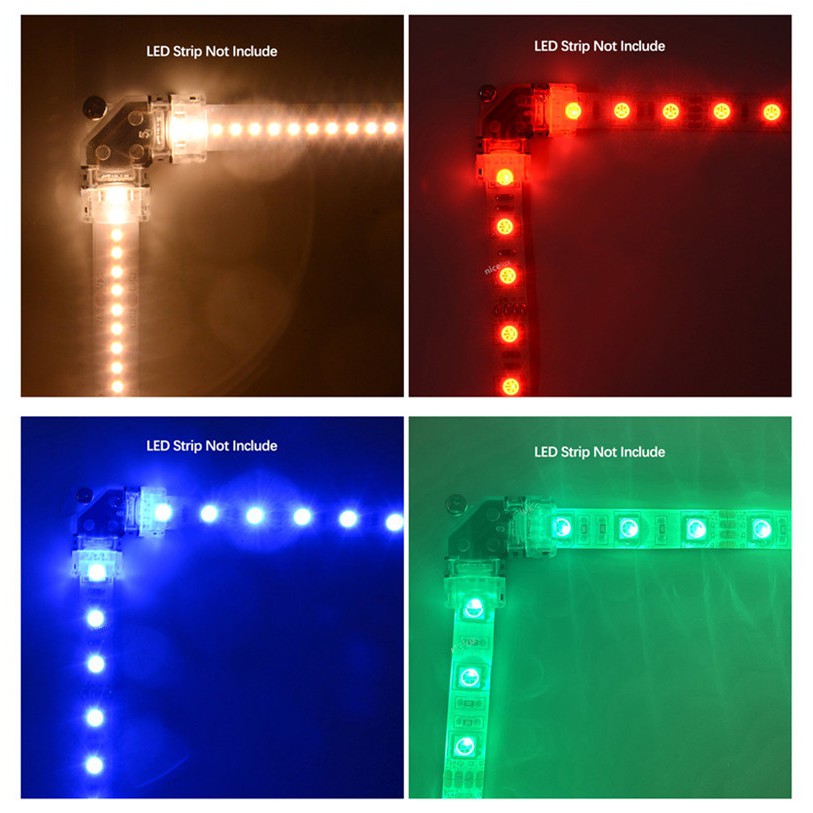 1 Dây Nối Chữ L 2 / 4pin Cho Đèn LED RGB 3528 5050