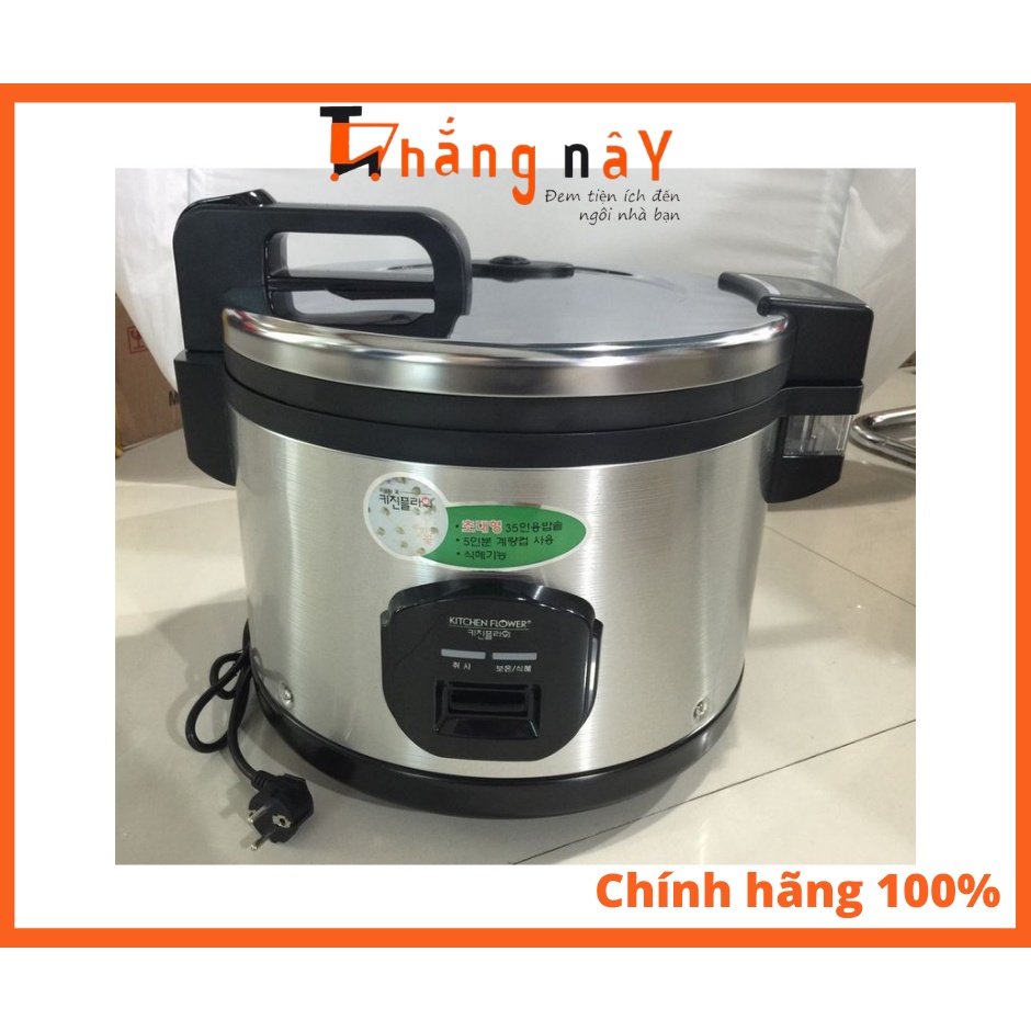 [Mã ELHADEV giảm 4% đơn 300K] Nồi cơm điện Cookin KCJ-55A 6,3L ( Bạc )