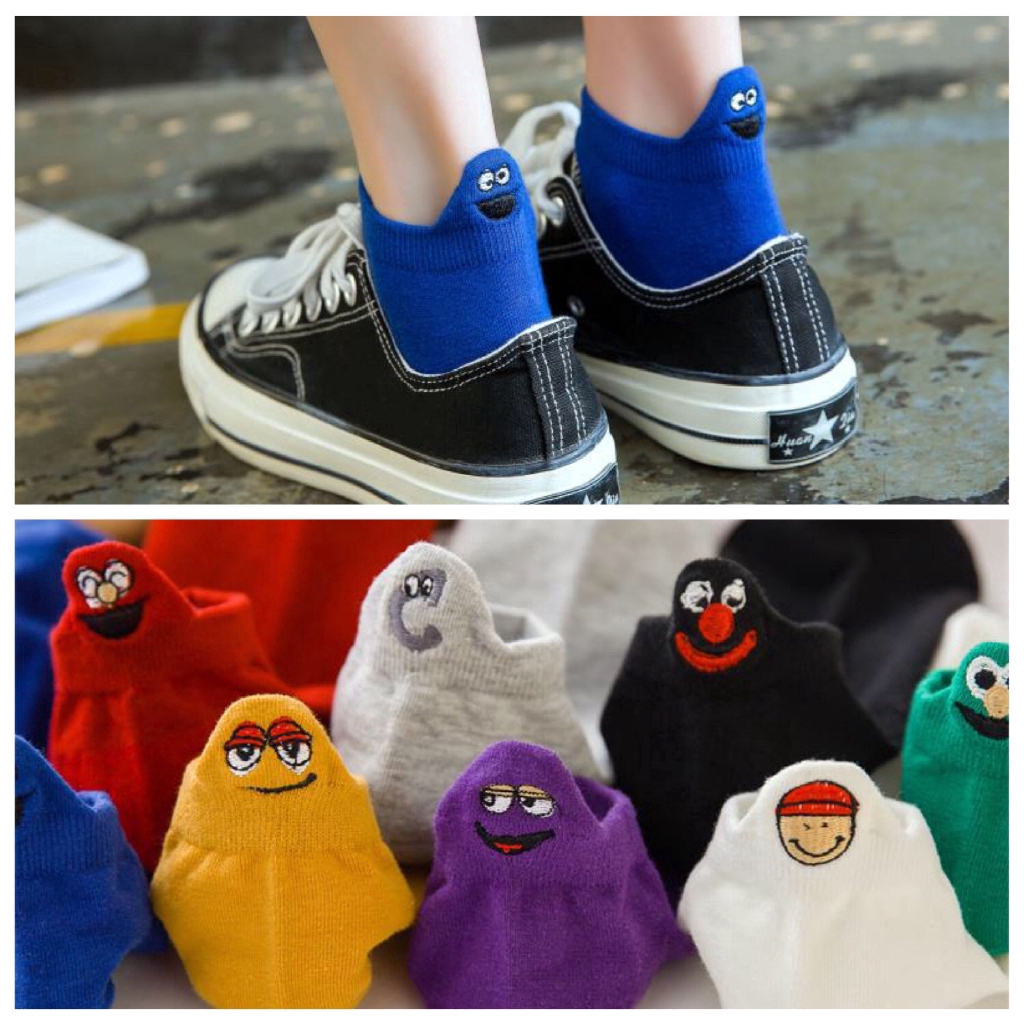 Vớ cotton hình biểu tượng cảm xúc đáng yêu
