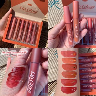 Giá sỉ set son kem 6 cây heng fang lip gloss