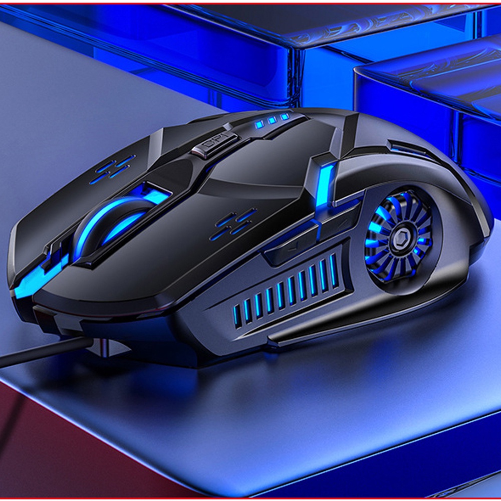 Chuột máy tính có dây ESPORTS G5, chuột gaming DPI 4 mức Led RGB