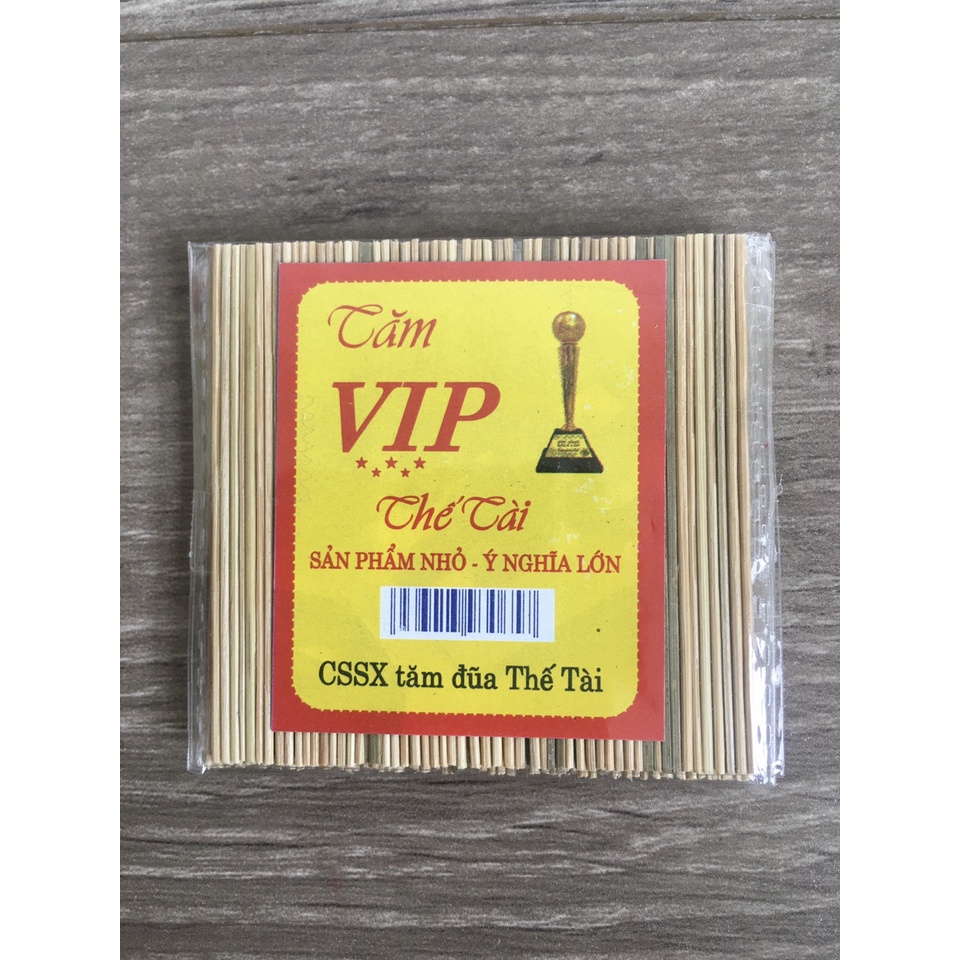 COMBO 02 gói tăm tre VIP Thế Tài, tăm xỉa răng bằng cật tre, hàng chất lượng cao, bảo vệ răng của bạn