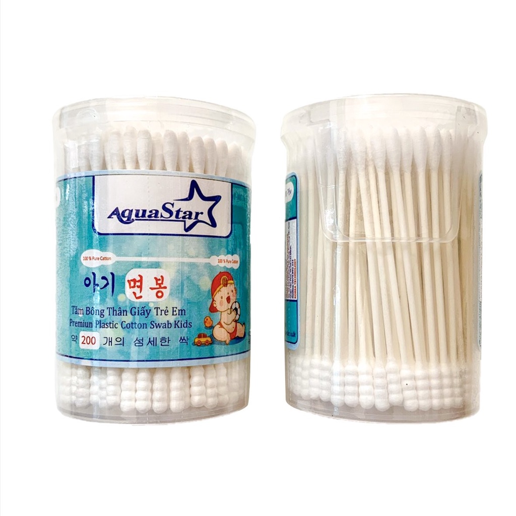 Tăm Bông Aquastar Bông Cotton Tinh Chế