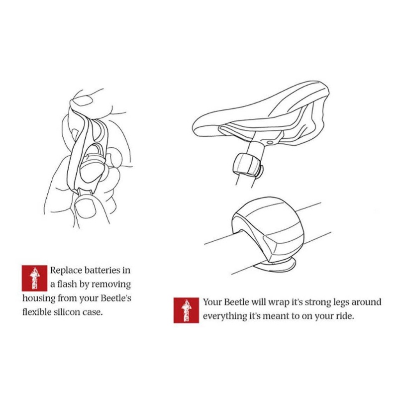 Đèn pha xe đạp chống nước phù hợp cho tất cả các loại xe