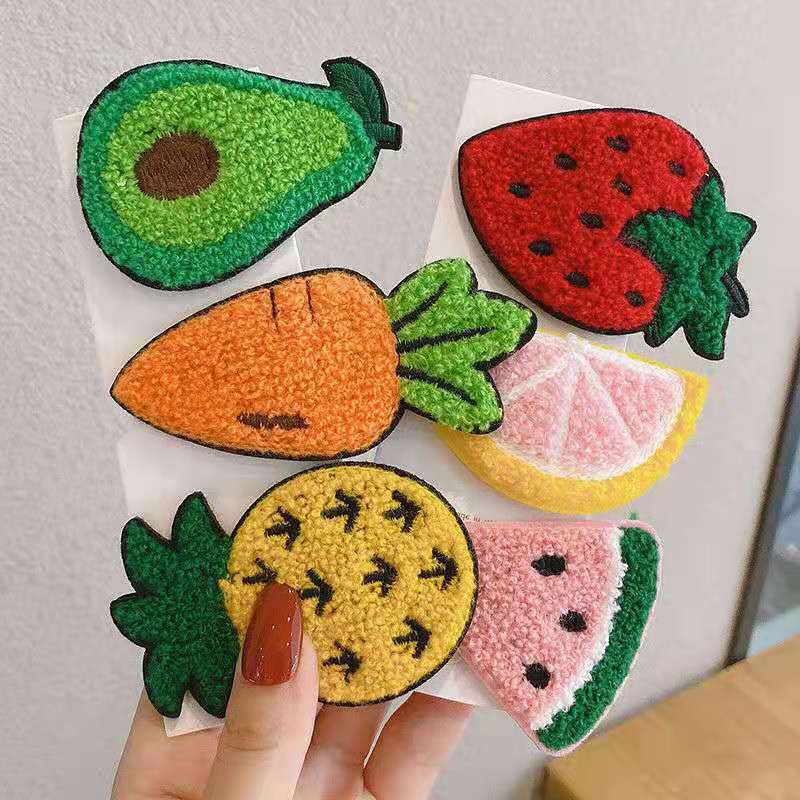 Kẹp tóc chủ đề trái cây dễ thương cho bé gái OUYOU