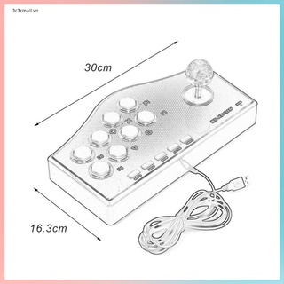 ✨chất lượng cao✨3 In 1 USB Wired Game Controller Arcade Fighting Joystick Stick Gaming Console