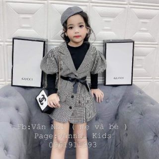 Combo 1set 4 chi tiết và khoác da lộn chị nhi nguyễn