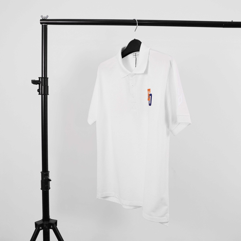 Áo thun Polo Nam Cao cấp Eleven Original - EO, Form Slim fit Màu TRẮNG