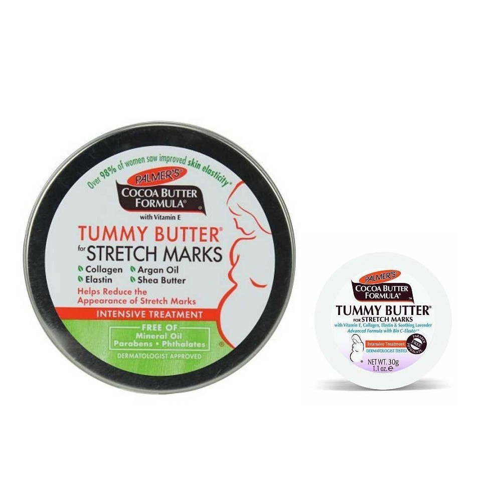 [Mẫu mới] Kem bơ đặm đặc ngừa rạn da Palmer's Cocoa Butter Formula Tummy Butter 30g và 125g