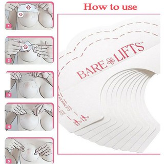 10 Miếng dán nâng ngực BARE LIFTS