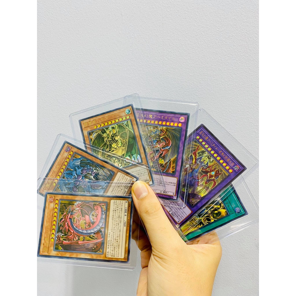 Lá bài thẻ bài Yugioh Combo Vị Thần Uria Hamon Raviel - Ultra Rare - Tặng bọc bài nhựa bảo quản