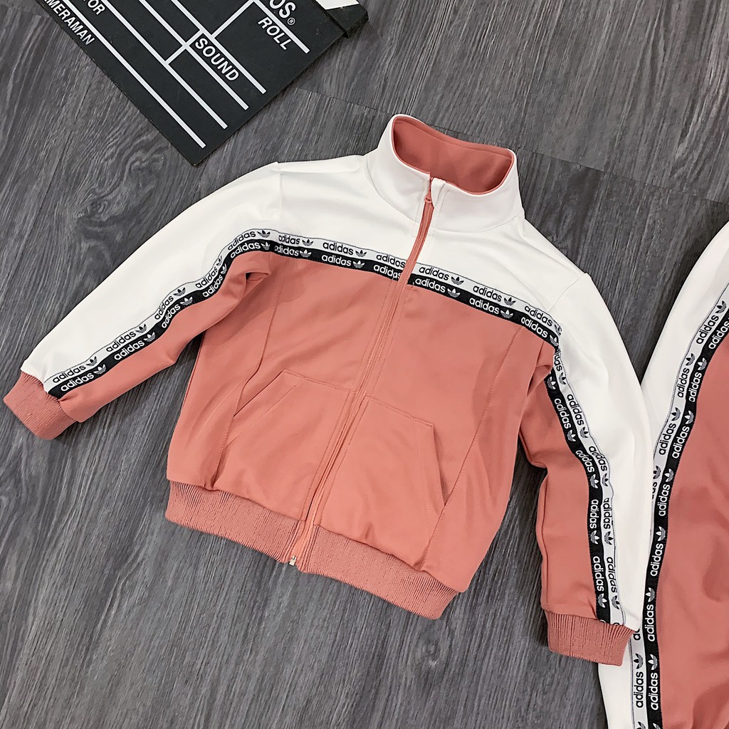 (HÀNG XUẤT XỊN) Set kid cổ đứng bộ das hồng dành cho bé size 90-130