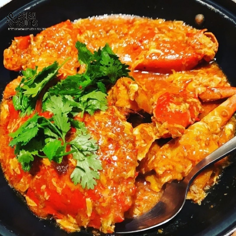 Gói gia vị Cua Sốt Ớt Singapore của hãng Lee Kim Kee