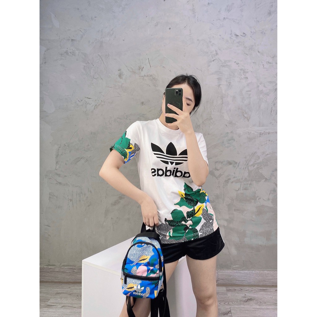 (HÀNG XUẤT XỊN) Balo das xanh họa tiết