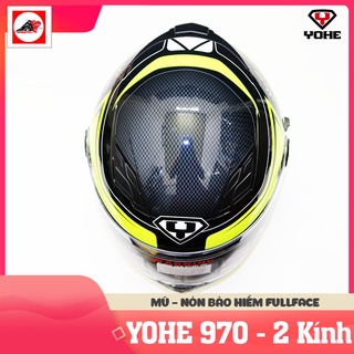 Mũ bảo hiểm fullface Yohe 970 - 2 Kính