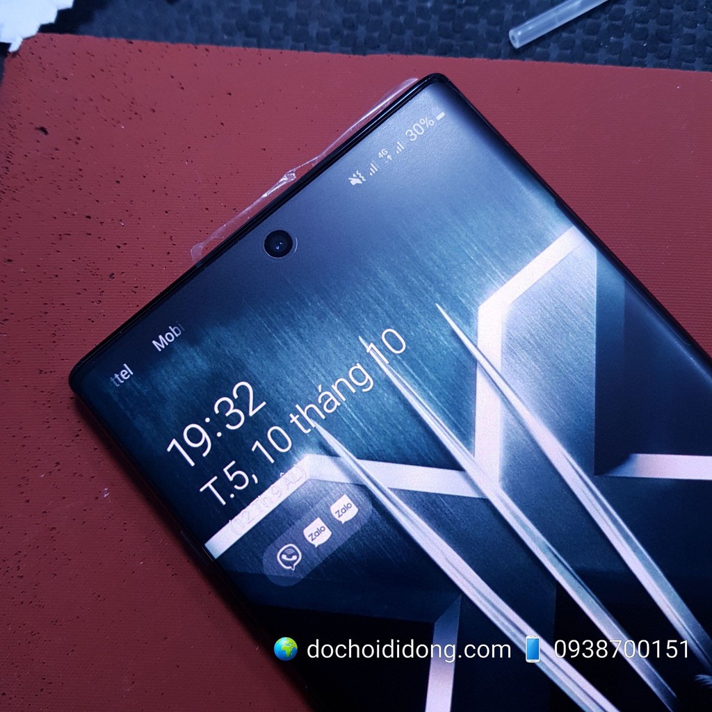Miếng Dán Màn Hình Nhám Samsung Note 10 Plus Matte Flexible Dẻo Chống Vân Tay