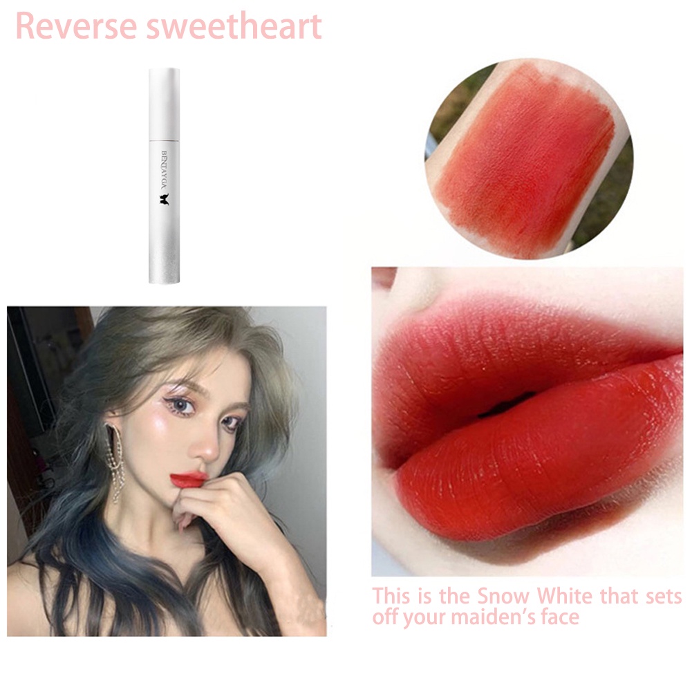 [Hàng mới về] Son Kem Lì Mịn Mượt Như Nhung Và Không Vây Dính In Hình Bướm Đẹp Mắt