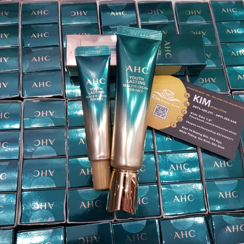 Kem dưỡng mắt Ahc mẫu mới AHC eye season 9 Youth lasting