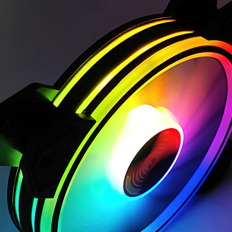 Quạt Led RGB GX 12cm cho máy tính