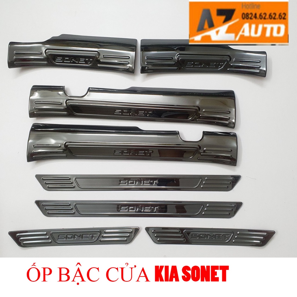 Ốp bậc cửa , nẹp bước chân Kia SONET 2022 cao cấp