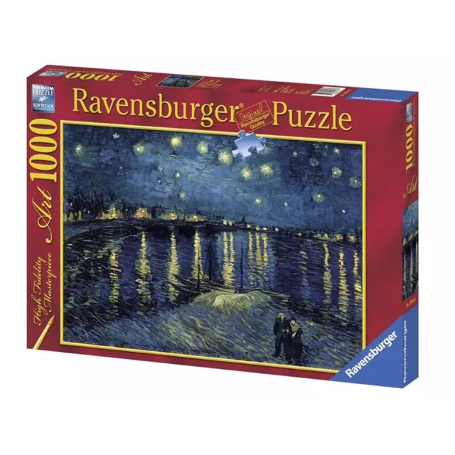 Tranh ghép hình 1000 miếng Ravensburger "The starry night"