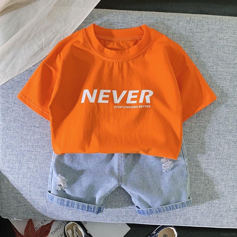 Bộ Đồ 2 Món Áo Thun + Quần Short Denim Thời Trang Cho Bé Trai 0-4 Tuổi