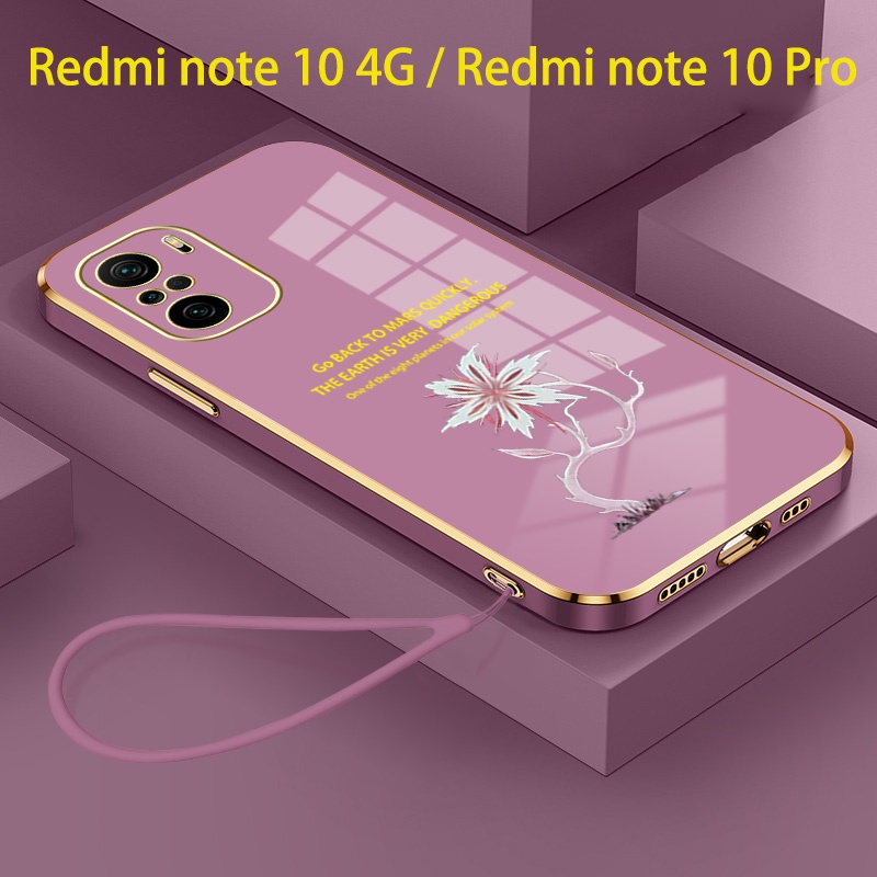 Ốp lưng REDMI NOTE 10 4G XIAOMI REDMI NOTE 10S REDMI NOTE 10 PRO 4G Ốp Điện Thoại silicone Mềm Mạ Điện Chống Sốc Cho REDMI NOTE 10 4G XIAOMI REDMI NOTE 10S REDMI NOTE 10 PRO 4G DDHD01 viền vuông cute