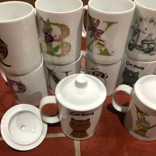 Cốc 330ml có nắp sứ Bát Tràng Nhiều Hoa Văn Họa Tiết Đẹp