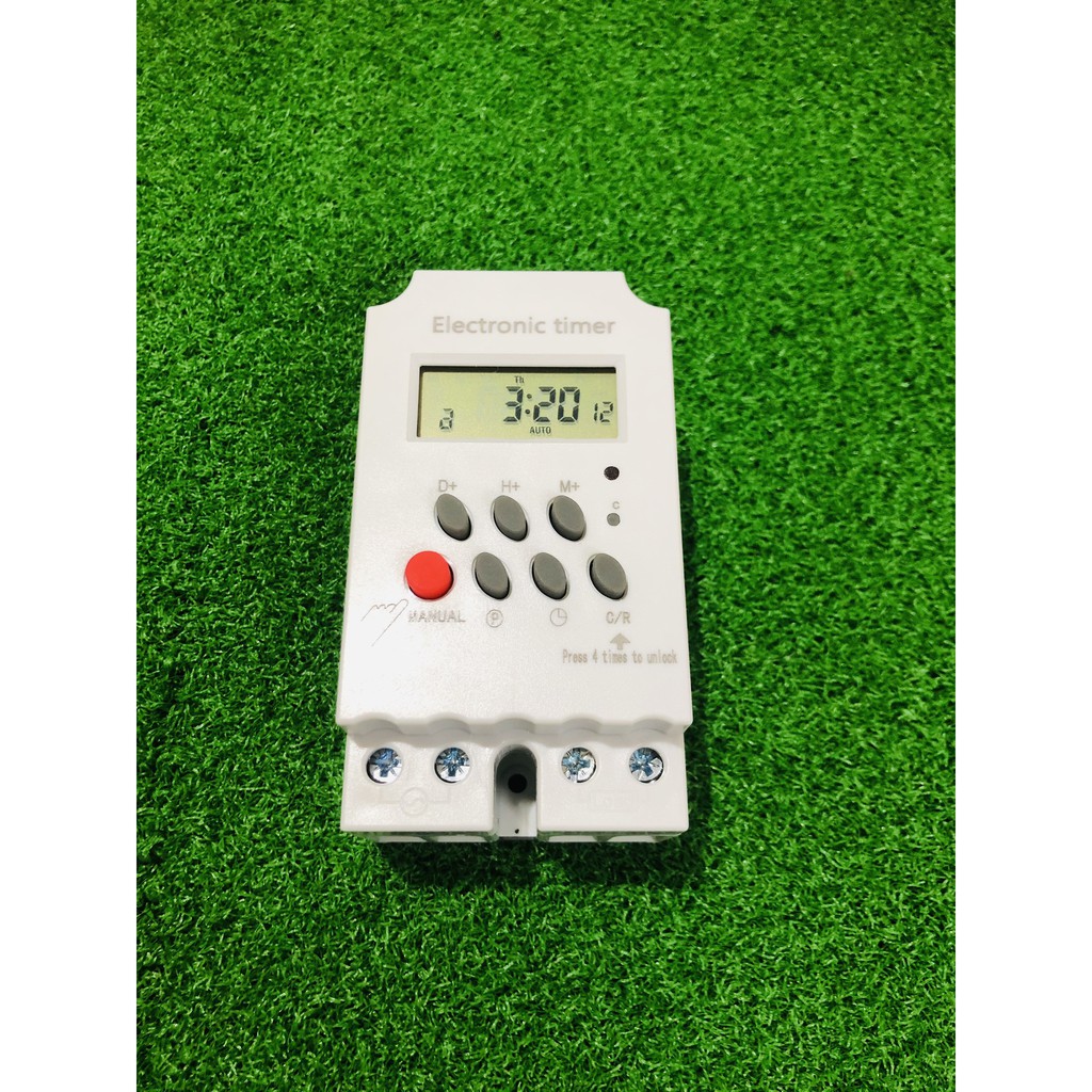 Bộ timer hẹn giờ thông minh KG316T-II Công tắc tắt mở tự động chuẩn công nghiệp 25A (có khóa phím)