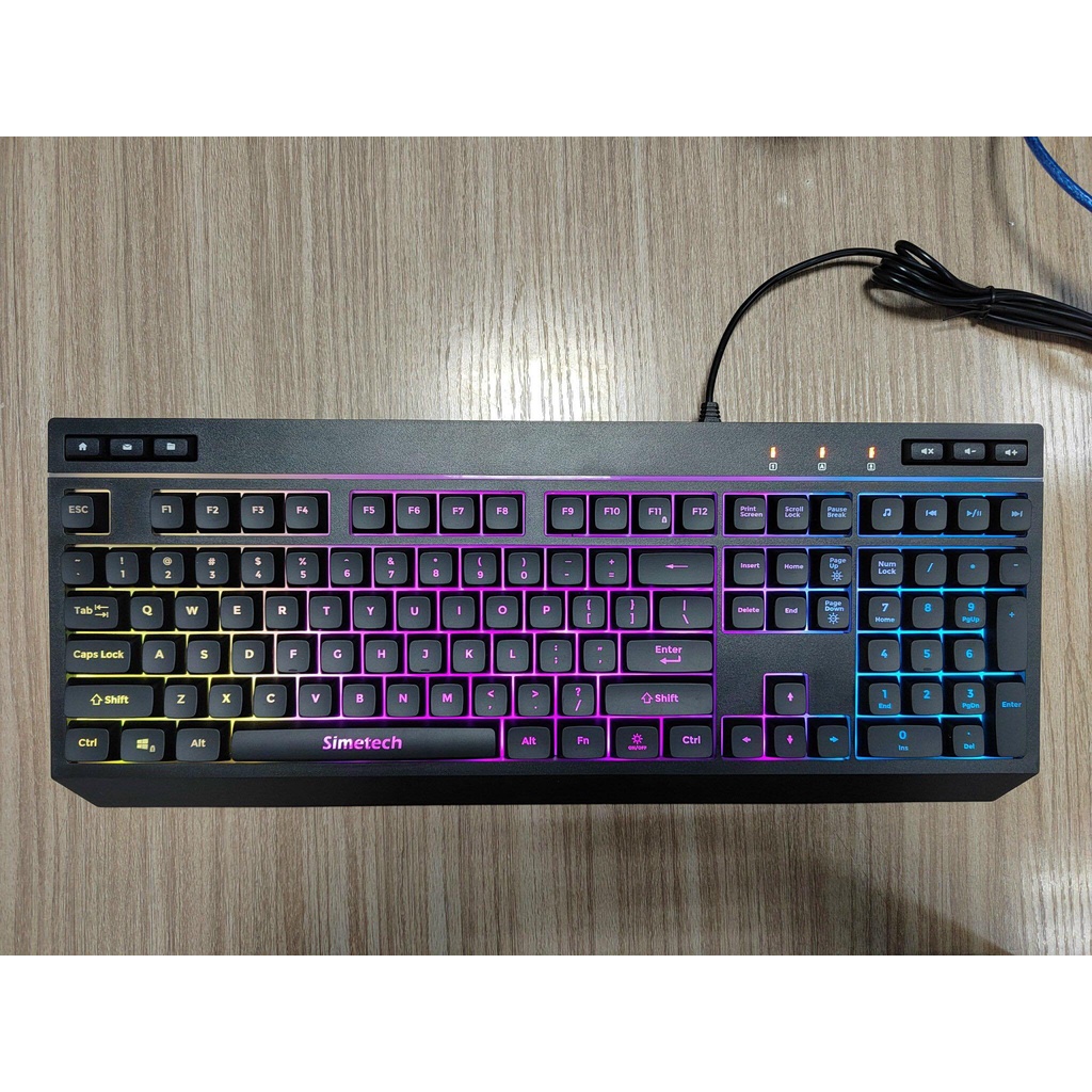 BÀN PHÍM CÓ DÂY LED CHUYÊN GAME SIMETECH G8