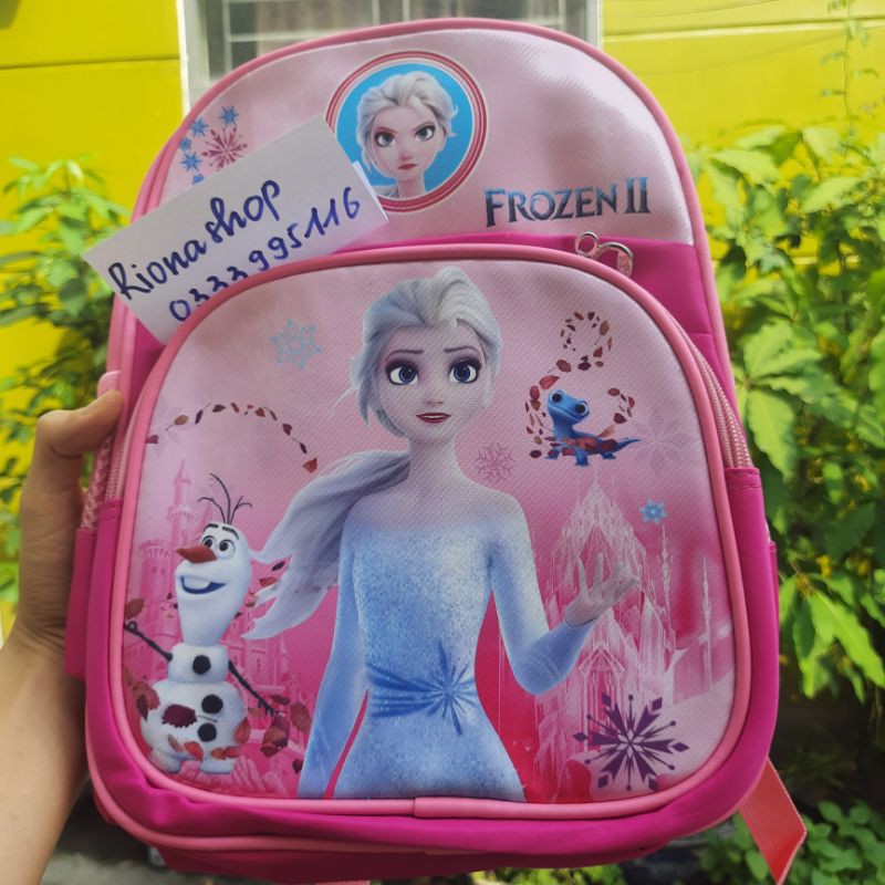 Balo cho bé mẫu giáo mầm non cho đi học cặp trẻ em bé trai gái hoạt hình chú chó cứu hộ, công chúá elsa pony Rionashop