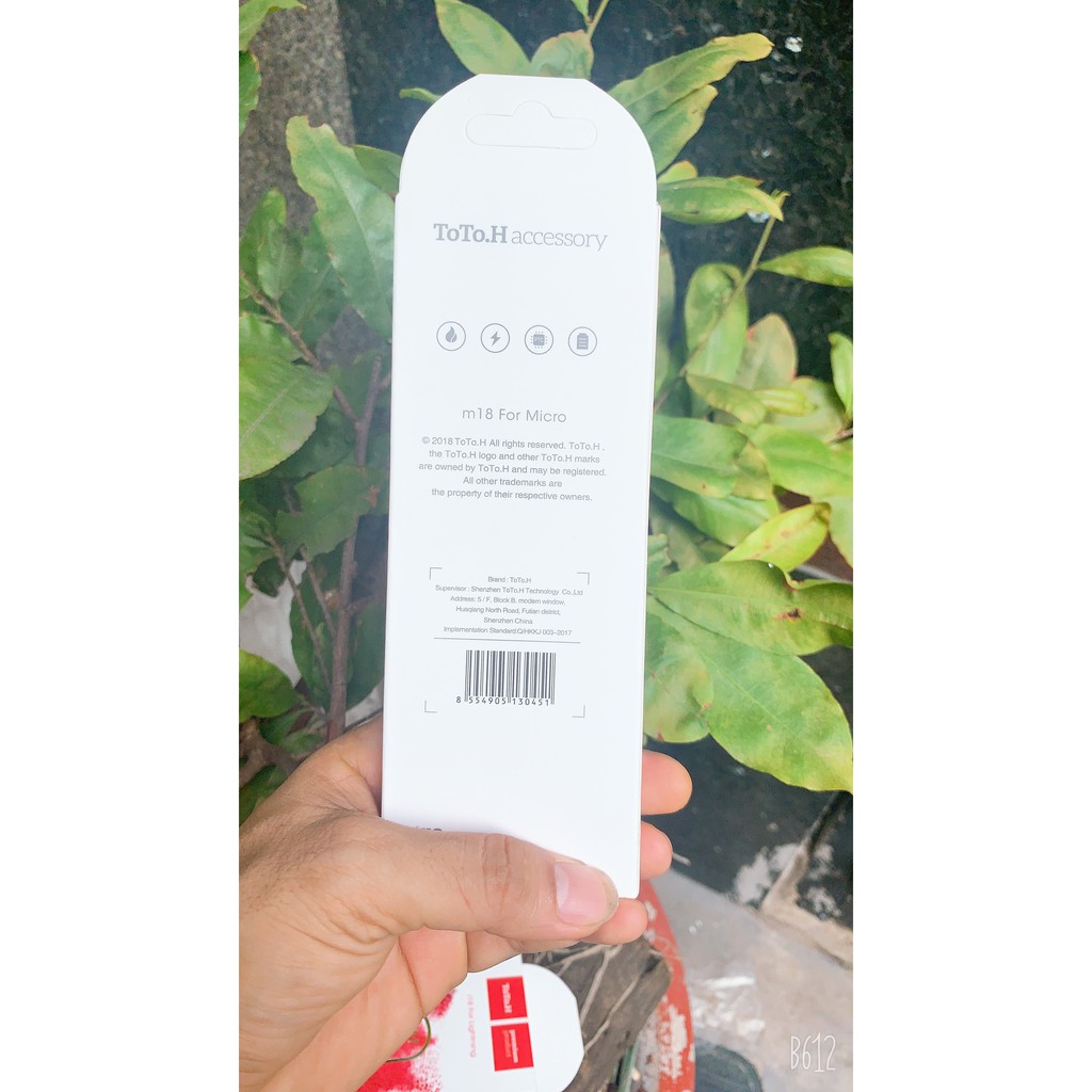 Cáp sạc ToTo.M18 - Cổng Micro USB -  - Sạc Cho Các Dòng Máy Android -Chất Lượng Cao