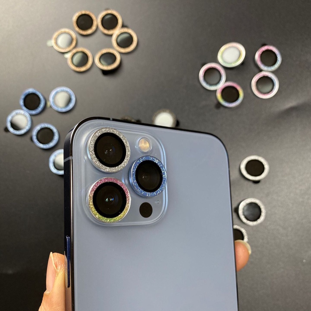 [BÁN LẺ TỪNG VIỀN] Viền Bảo Vệ Camera Lens Kính Cường Lực Diamond cho iP 14 Pro / 14 Pro Max / 14 Plus - Minh An Saigon