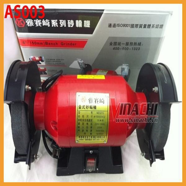 Máy Mài 2 Đá - Máy Mài 2 Đá Bench Grinder Asaki -AS003 Được Thiết Kế Từ Chất Liệu Cao Cấp Nên Sở Hữu Độ Rắn Chắc