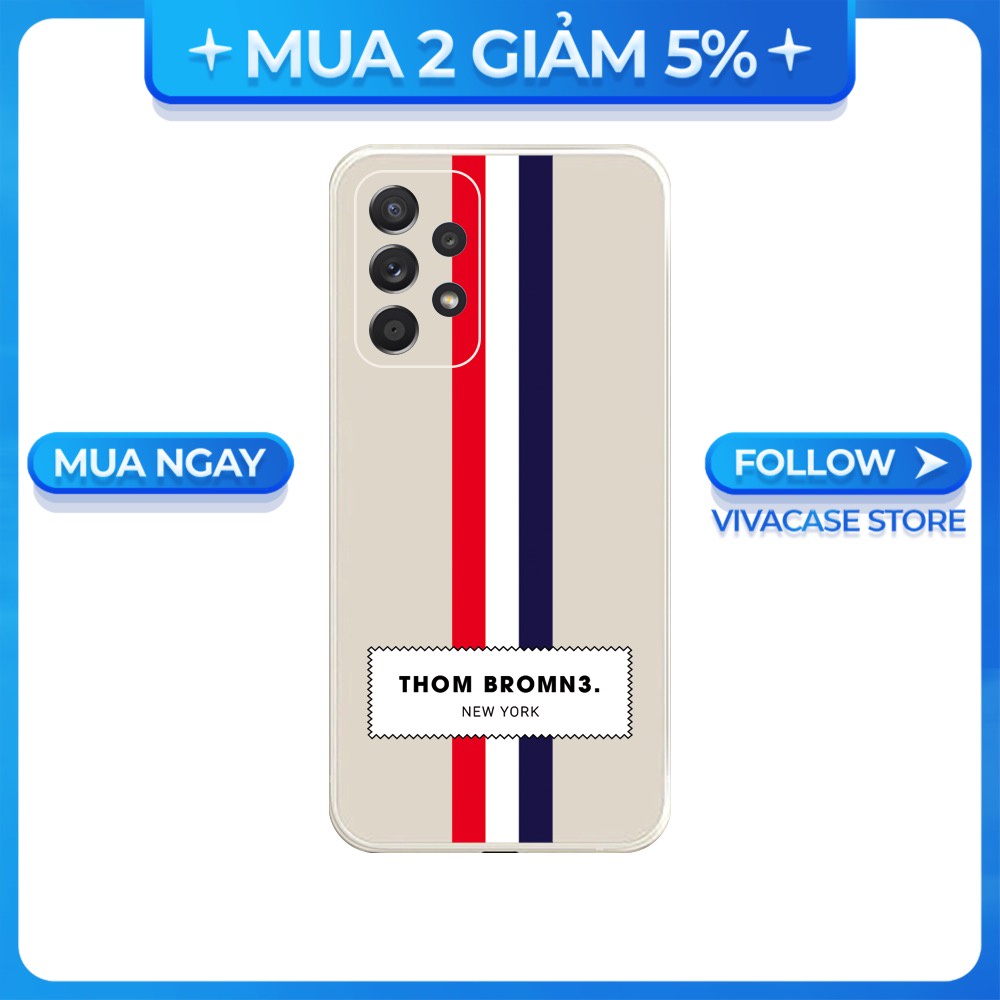 Ốp lưng cạnh vuông Samsung A10/A30S/A72/A50S/A32/...viền bảo vệ camera hình Thom Bromn 3