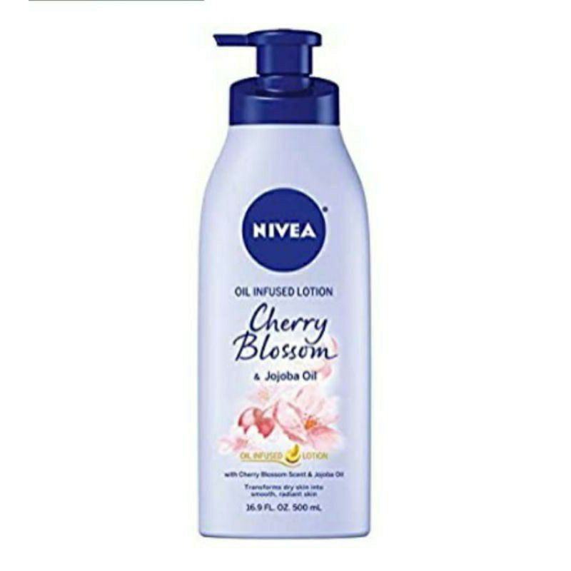 Sữa dưỡng thể NIVEA CHERRY BLOSSOM & JOJOBA OIL ( 500ml ) - Hàng Mỹ