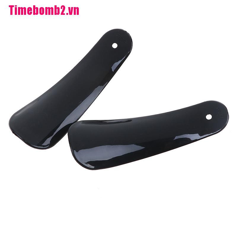 Bộ 2 Dụng Cụ Hỗ Trợ Mang Giày Bằng Nhựa Màu Đen Kích Thước 11